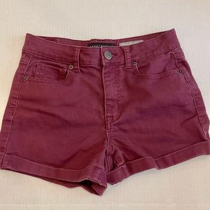 Aeropostal maroon colored shorts - size 2